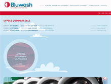 Tablet Screenshot of bluwash.it